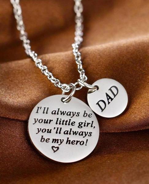 1pc Stainless Steel Dad Necklace 