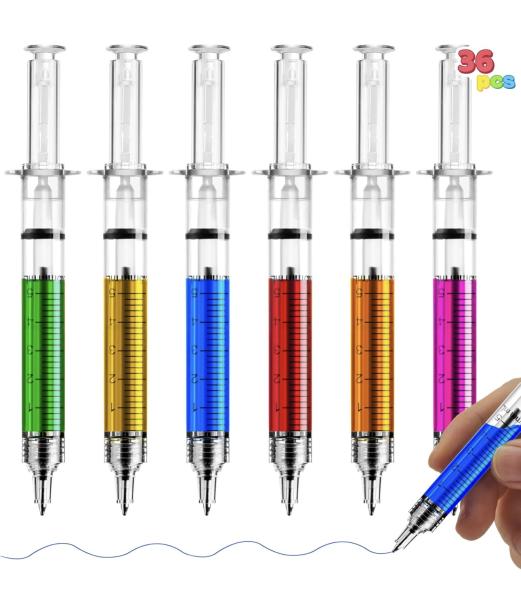 6pcs Fun Syringe Pen Set