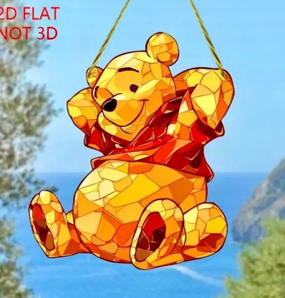 1pc Acrylic Disney Pooh Bear Sun ☀️ Catcher 