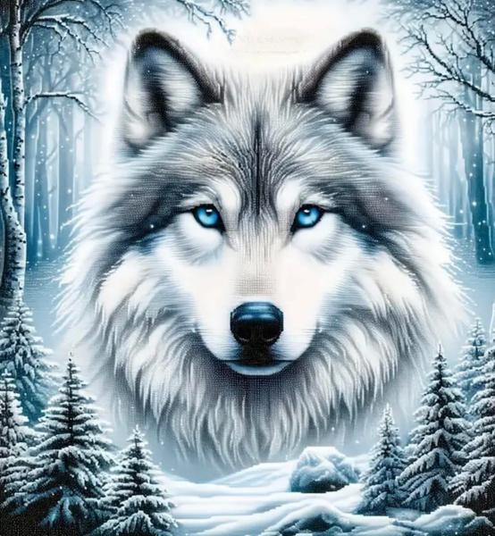 5D Diamond Painting Kit - Wolf 🐺 