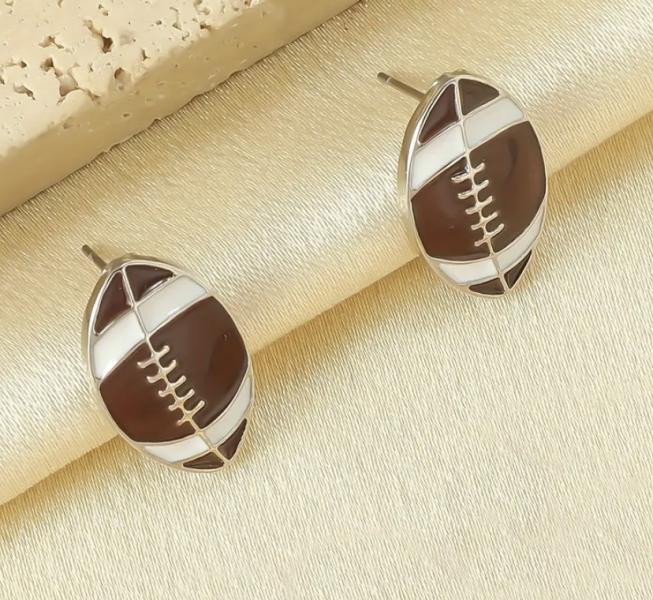 1 Pair Football 🏈 Earrings 