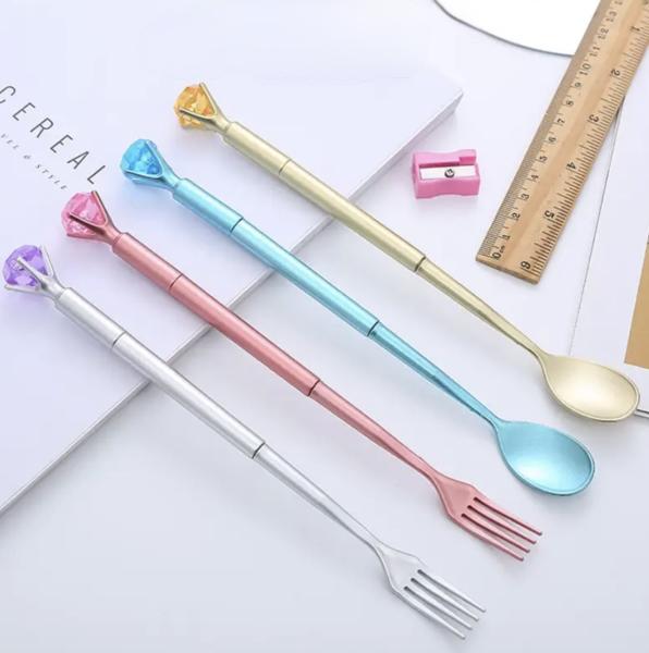 4pcs Fork Shaped Pen Set