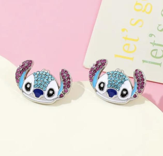 1 Pair Disney Stitch Earrings 