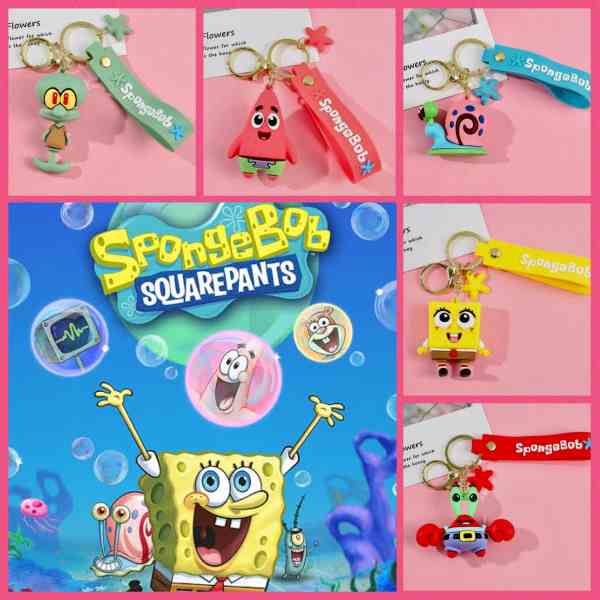 1pc SpongeBob SquarePants Keychain