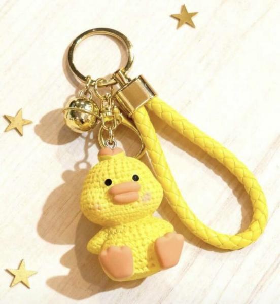 1pc Resin Duck Keychain