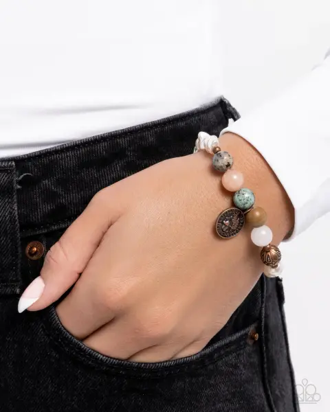 Paparazzi Bracelet ~ Chic Currency - Copper