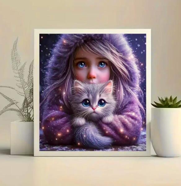 5D Diamond Art Painting Kit ~ Girl
