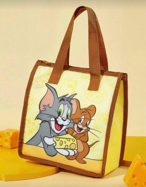1pc Tom & Jerry Insulated Lunch Bag