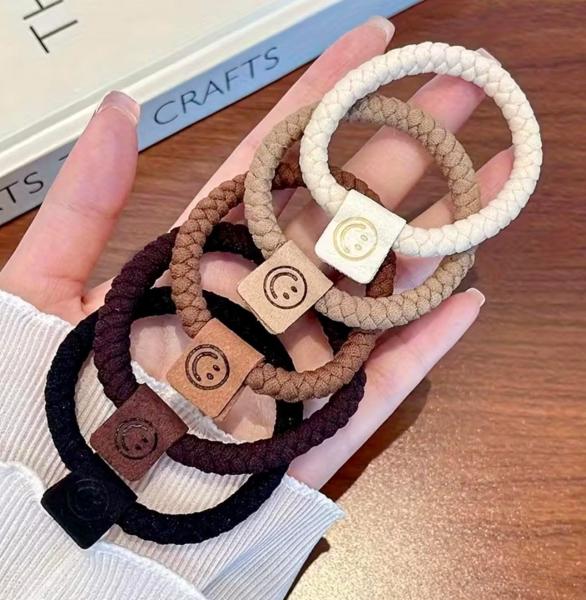 5pcs Minimalist Twist Hair Ties Set