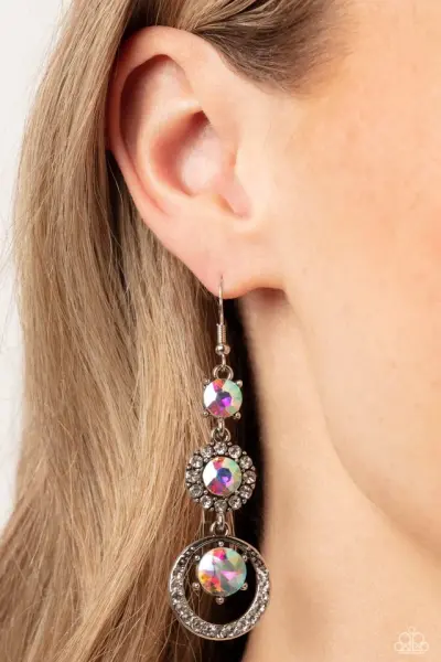 Paparazzi Earring ~ Enchanting Effulgence - Multi