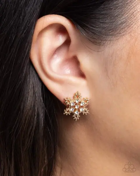 Paparazzi Earring ~ Snowflake Spell
