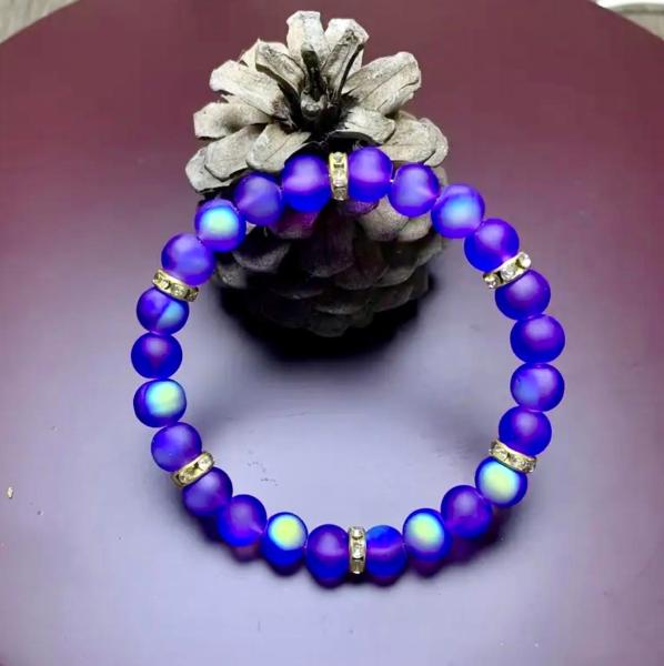 1pc Purple Moonstone Bracelet