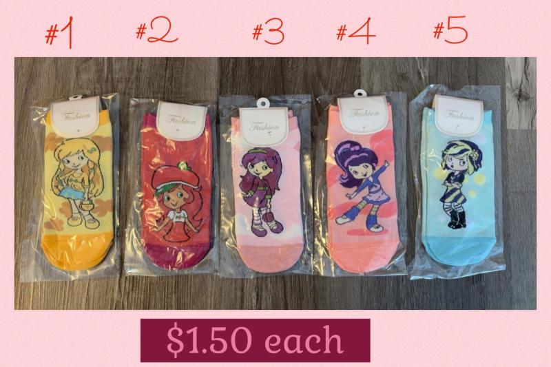 1 Pair Strawberry 🍓 Shortcake Socks