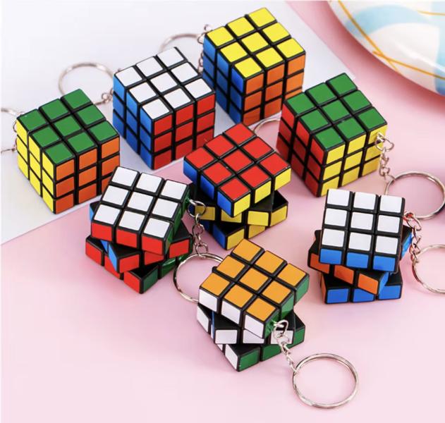 1pc Mini Magic Rubix Cube Keychain