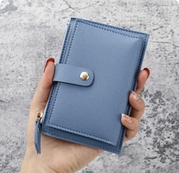 Woman's Fashion Blue Wallet 