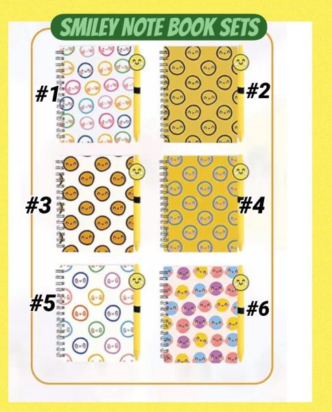 2pcs Inspirational Notebook & Smiley Pen