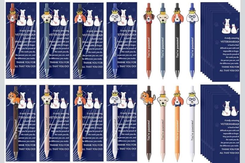 2pcs Inspirational Dog Pen Set $1.25 each