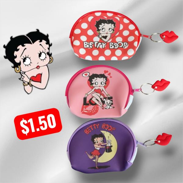 1pc Betty Boop Coin Purse $1.50 Each 