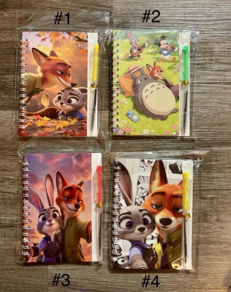 2 pc Zootopia Notebook & Pen Set $2.50 each set